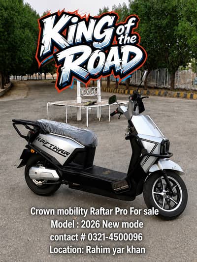 crown mobility Raftar pro for sale