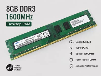 DDR3 RAM 8GB STICK 3.7K PER STICK