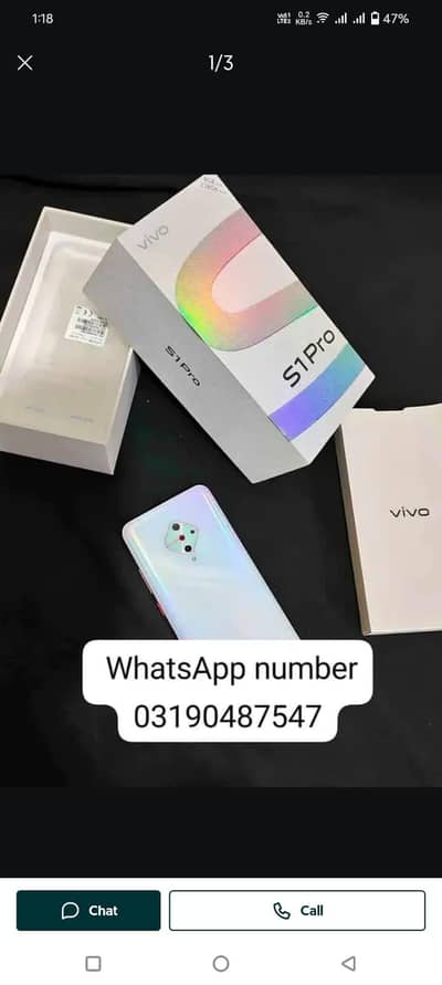 Vivo S1 Pro 812 8GB memory