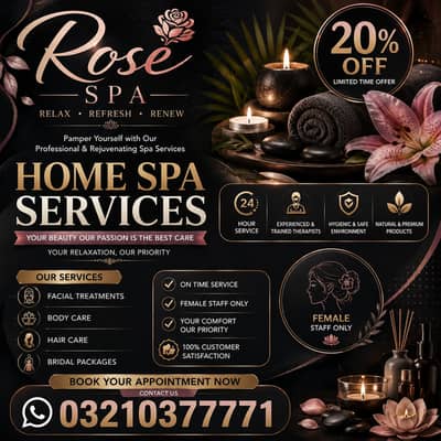 Spa,Services- Spa Center & Saloon - Spa Therapy Available
