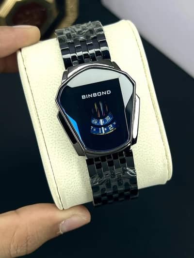 Luxury Unique Dial Chain Watch for Men - Cash on Delivery