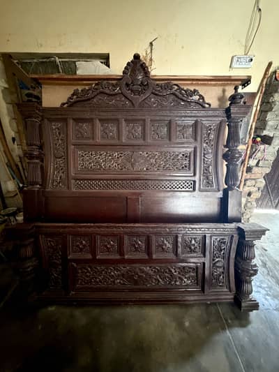 Bed set king size with showcase,cupboard,dressing ,sides table
