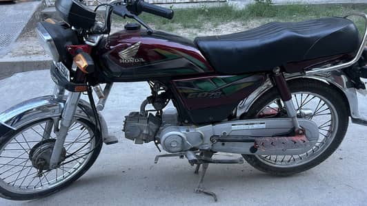 Honda cd 70 2022 A one condition