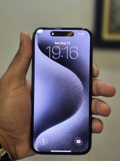 Apple iPhone 15 Pro jv 128gb blue titanium fresh condition