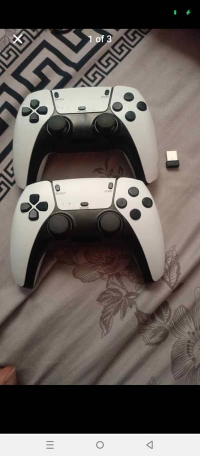 2 Wireless Controllers With a Bluetooth receiver And Copy version PS5