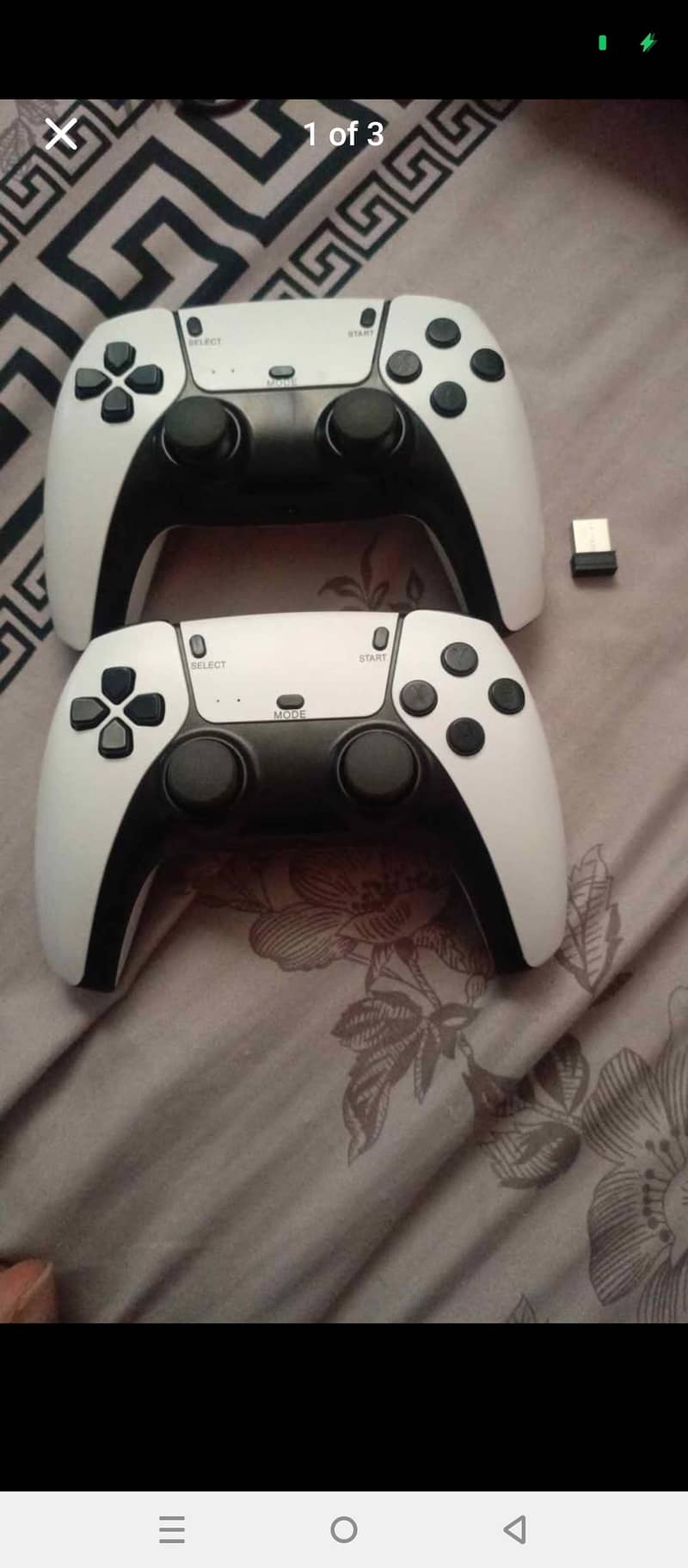 2 Wireless Controllers With a Bluetooth receiver And Copy version PS5 0