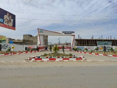 120 Sq. Yards West Open Plot for Sale Gold Block North Town Residency Phase 1