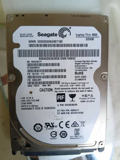 Seagate 320GB HDD