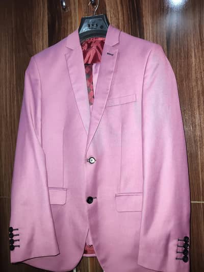 B. K. S Designer Suit Complete Set (Coat, Waistcoat, Pant, Shirt & Tie)