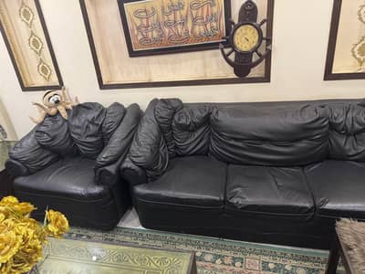 black sofa 9 seater