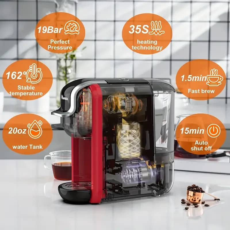 IAGREEA Multifunctional Capsule Coffee Machine 3