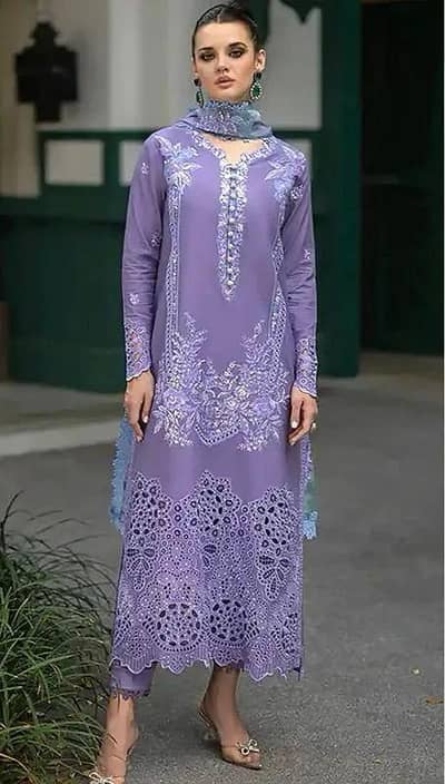Summer collection| Unstitched Soot| Embroidery soot