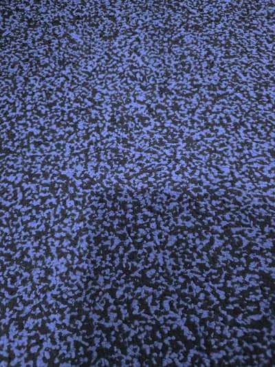 Black and blue used thick carpet 12 mm for sale