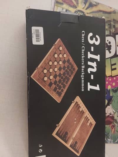 3 in 1 chess/checkers/backgammon