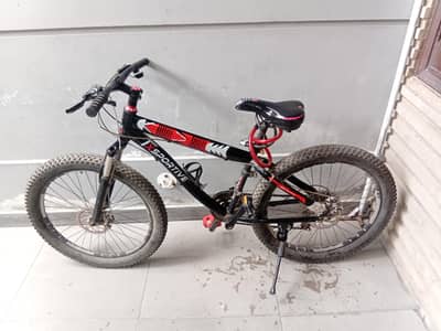 sportive mountain bike available slightly used for sale