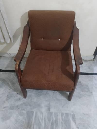 wood sofa set