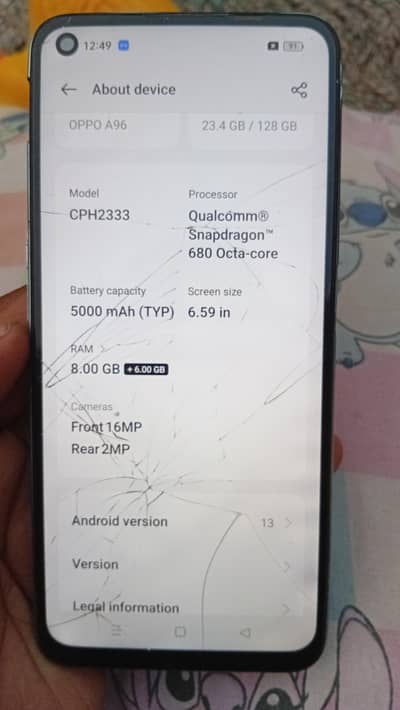 OPPO A96 03261239797