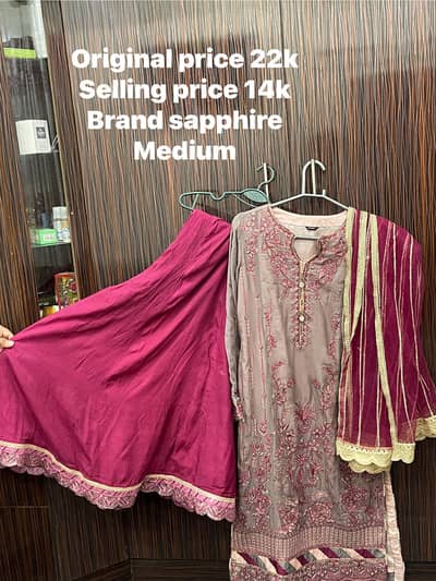 Sapphire branded dress