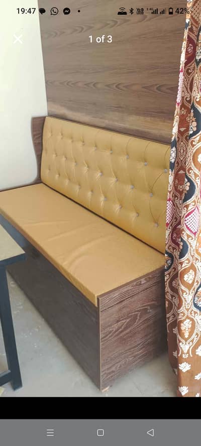 Cafe benches