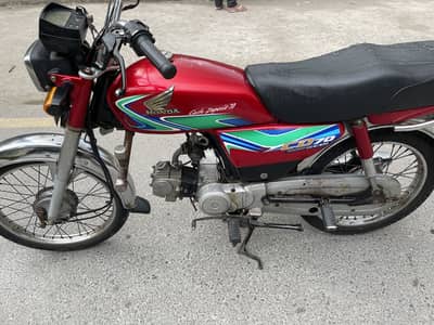 Honda CD 70 Red genuine orignal