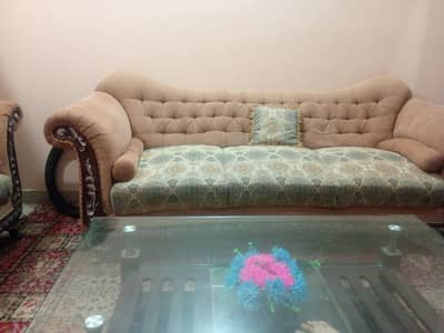 sofa and table