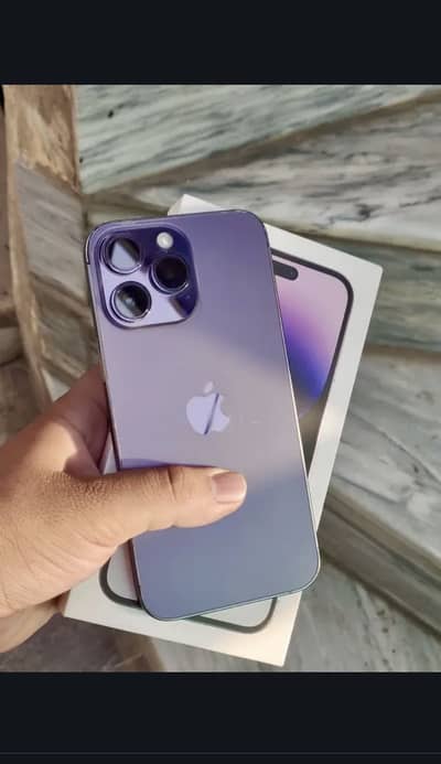 Iphone 14 pro max 256gb non pta full box factory unlock