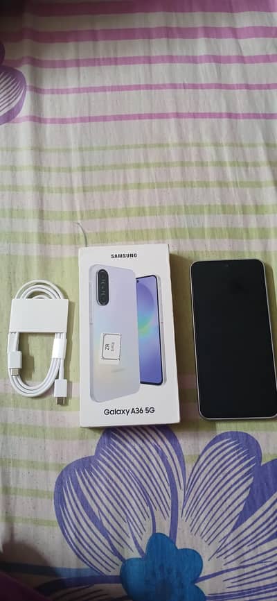 Samsung Mobile A36 Non Pta 8+8=16 gb ram 256 gb rom 1.15 monthssimtime