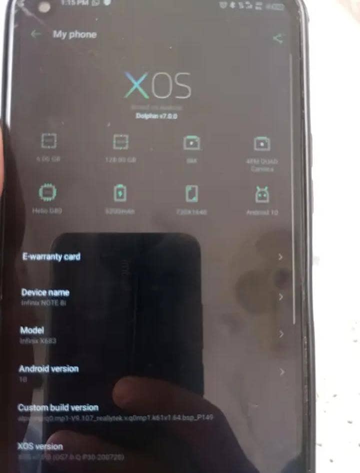 Infinix Note 8i 0