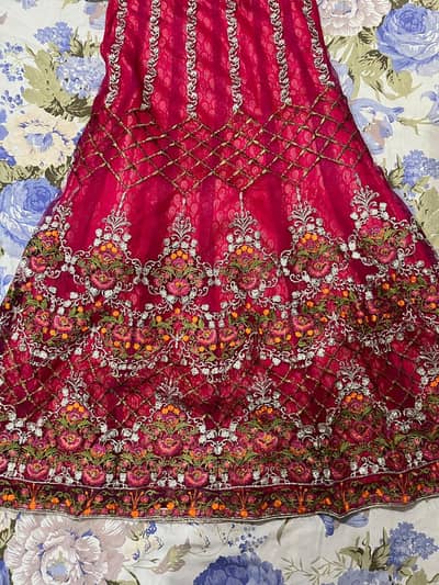 Beautiful fish lehenga with shirt -  Excellent condition
