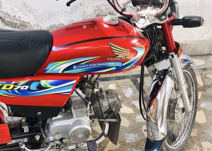 Cd 70 2024 model new bike urgently for sale