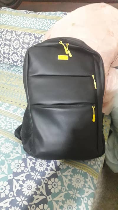 Black shiny bag