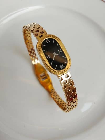 Hand Cuff kara Watch