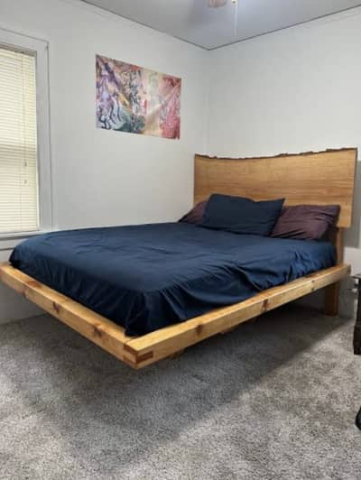 Floating bed. Flying bed. Float bed