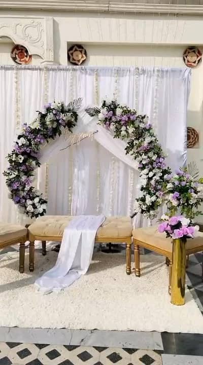 Beautiful Wedding & Dholki Decoration Setup | Lahore