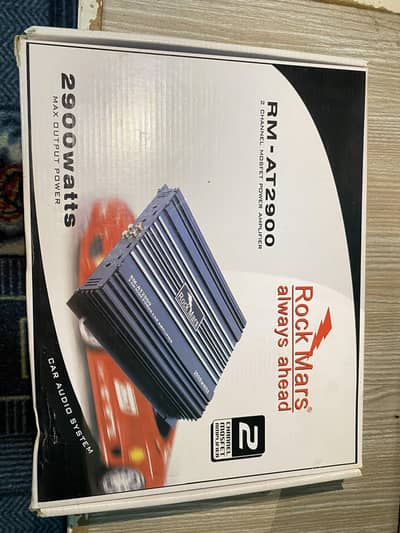 Rockmars 2 Channel Amplifier With Original Box – Excellent Condition