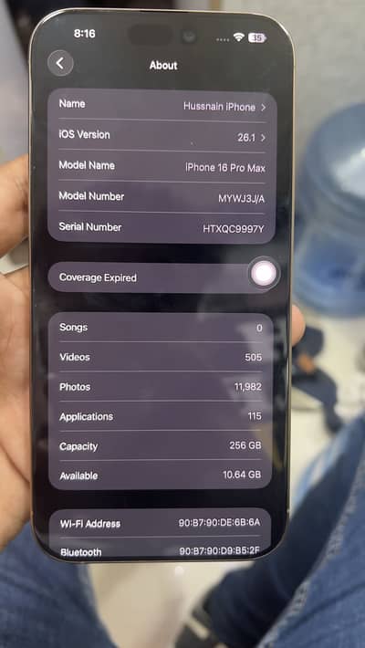 iPhone 16 pro max new
