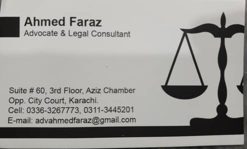 advocate Ahmed Faraz