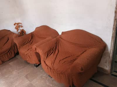 7 seater sofa set with cover