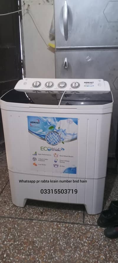 Eco wash washing machine for sale best condition