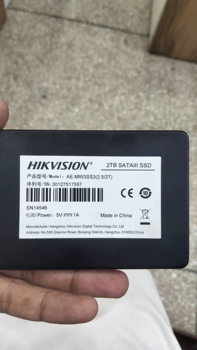 2 TB SSD WITH 100% Health