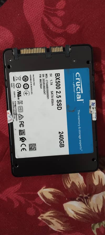 240GB /SSD Crucial BX500  2.5-inch