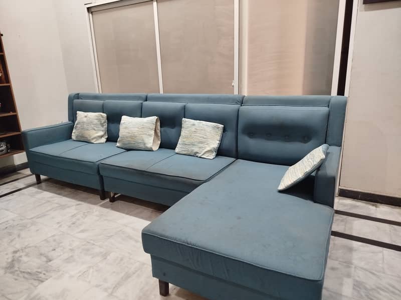 L shaped sofa set 0