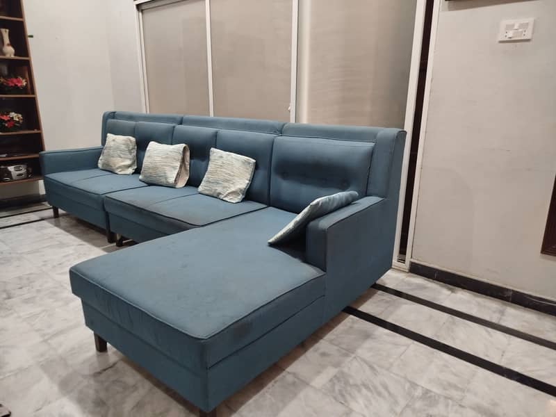 L shaped sofa set 4