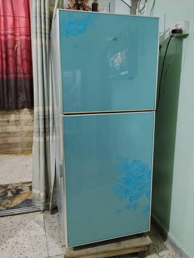 light blue frigde medium size