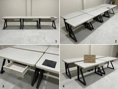 5 Office Tables (2x4 ft) for Sale