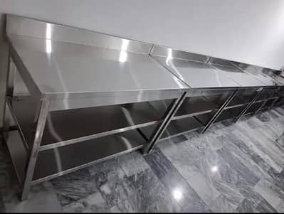 Working Table/Stock 2-Banner /Hot Plate/Food Pick-Up Table