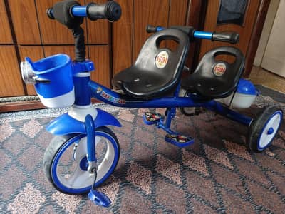 Double Seat Kids Tricycle for Sale