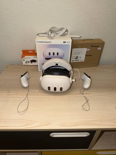 Meta Quest 3 with battery headstrap