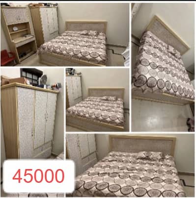 Bed set,King size bed,wooden bed side table,dressingFurniture For Sale