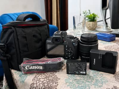 canon EOS 2000D DSLR Camera+ 18-55 mm lens 10/10 condition